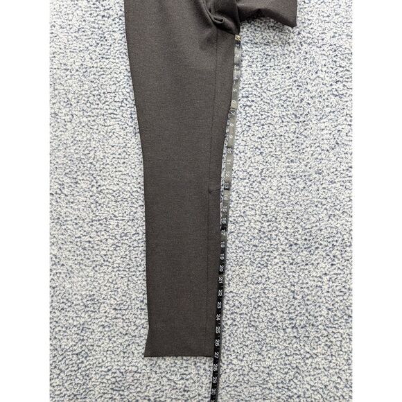 Via Masini 80 High Rise Pull On Pants Size 40 Knit Crop Tapered Stretch Gray - Picture 9 of 12